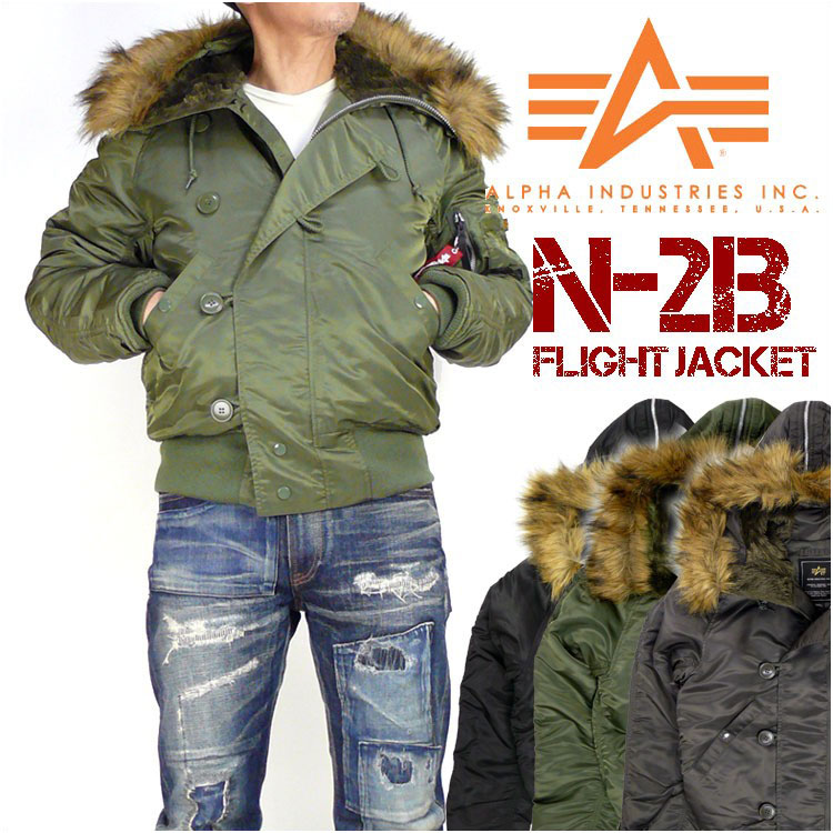 ALPHA アルファ N-2B FLIGHT JACKET TIGHT JACKET フライトジャケット ミリタリージャケット20005 |  JEANS-SANSHIN