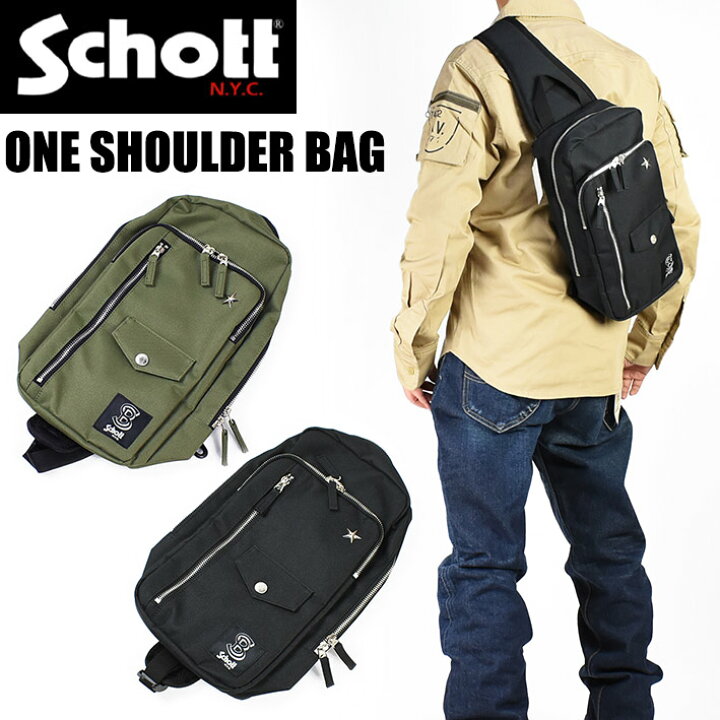 楽天市場】Schott ショット ONE SHOULDER BAG ONE STAR ワンショルダー  