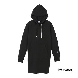 Champion チャンピオン レディース フーデッドスウェットシャツ ロングパーカー フード ワンピース ワンポイント 無地 UV CUT CW-U109