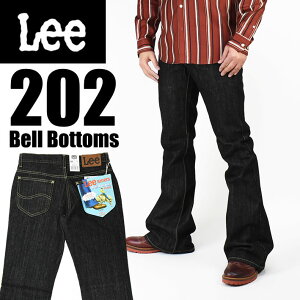 Lee ���[ 202 BELL BOTTOMS �x���{�g�� �u���b�N�f�j�� Lee RIDERS AMERICAN STANDARD �����Y �t���A�[�W�[���Y ���{�� 04202-201