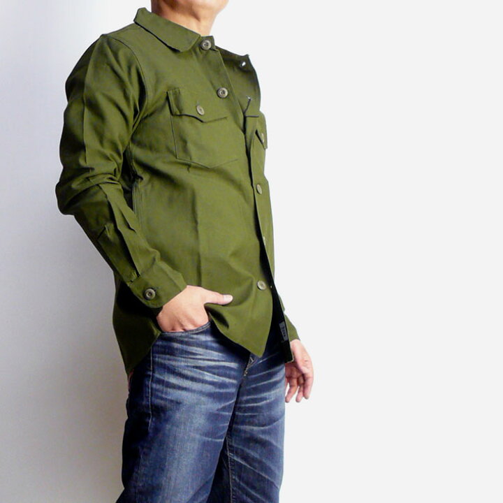 楽天市場】セール HOUSTON ヒューストン PRINT ARMY SHIRTS RED CHRIST 