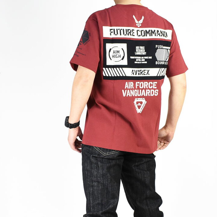 楽天市場 セール Avirex アビレックス シーチングパッチ 半袖tシャツ Sheeting Patched T Shirts メンズ プリント 刺繍 ミリタリーtシャツ Jeans Sanshin