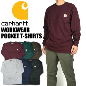 CARHARTT �J�[�n�[�g �|�P�b�gT�V���c �����Y K126 WORKWEAR POCKET T-SHIRTS ���n ����T�V���c USA���f��
