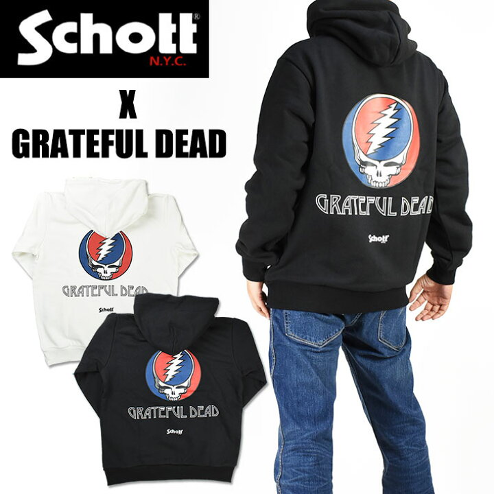 楽天市場】Schott x GRATEFUL DEAD ショット グレイトフルデッド プル 