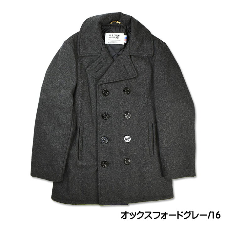 楽天市場】Schott ショット 740US PEACOAT ピーコート ウール メルトン 