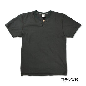 BARNS バーンズ スキッパー 半袖Tシャツ VINTAGE仕様 ユニオンスペシャル 小寸吊り編み COZUN 日本製 メンズ BR-8147