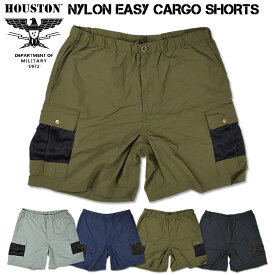 セール！ HOUSTON ヒューストン NYLON EASY CARGO SHORTS ナイロンイージーカーゴショーツ ミリタリー ショートパンツ メンズ 1996