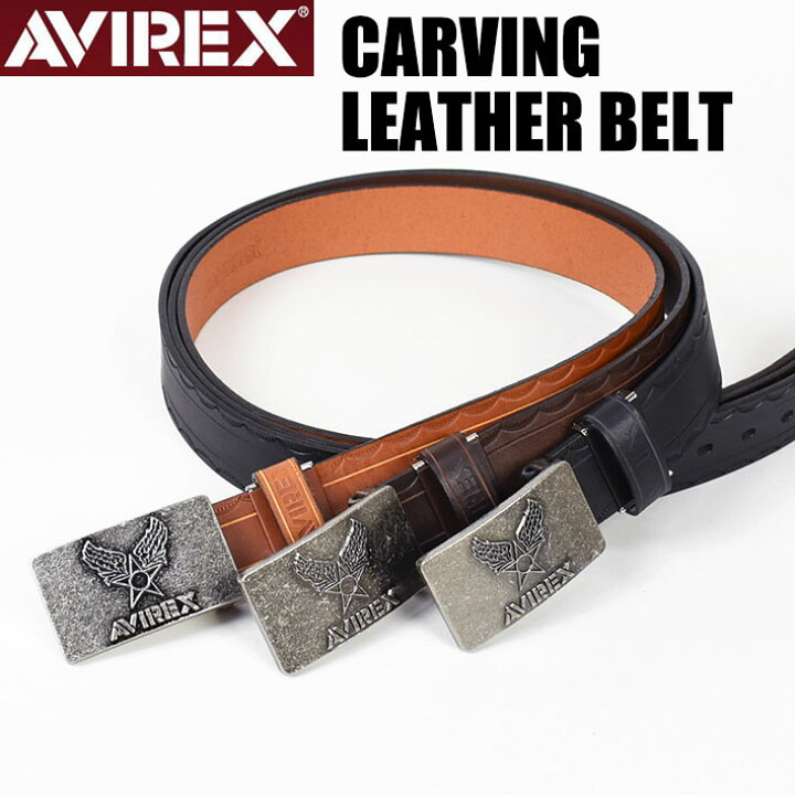 楽天市場】AVIREX アビレックス ビンテージ加工 ロゴバックル 