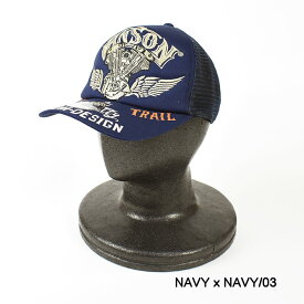 VANSON バンソン キャップ 刺繍 メッシュキャップ ENGINE 帽子 メンズ レディース ユニセックス NVCP-2201