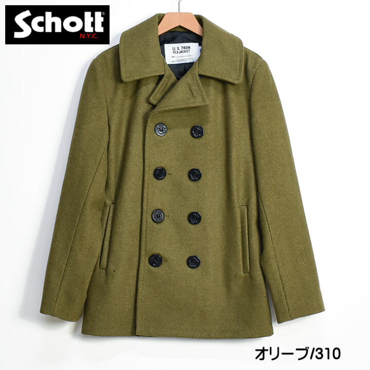 楽天市場】Schott ショット Pコート ピーコート ウール メルトン 