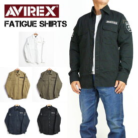 AVIREX アビレックス ファティーグ シャツ FATIGUE SHIRTS ミリタリーシャツ 長袖シャツ メンズ 783-3920001