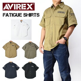 AVIREX アビレックス ファティーグ シャツ FATIGUE SHIRTS ミリタリーシャツ 半袖シャツ メンズ 783-3923001