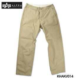 ALPHA アルファ オフィサーズ チノパンツ OFFICERS CHINO PANTS メンズ ミリタリーパンツ ノータックチノ トラウザーパンツ ALPHA INDUSTRIES TB1080