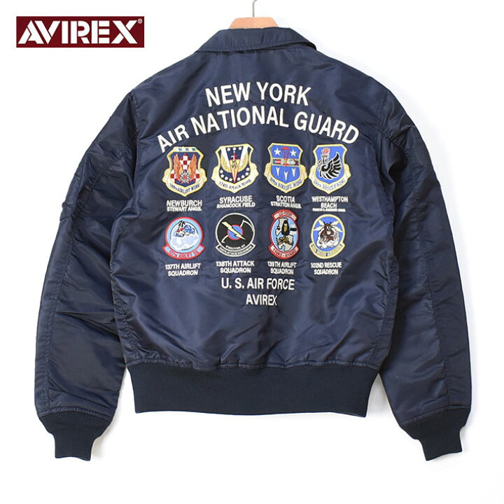 楽天市場】AVIREX アビレックス CWU-36P NEW YORK AIR NATIONAL GUARD 