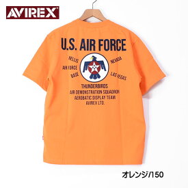 セール！ AVIREX アビレックス 半袖Tシャツ THUNDER BIRDS PATCH ミリタリーTシャツ メンズ 7833134052