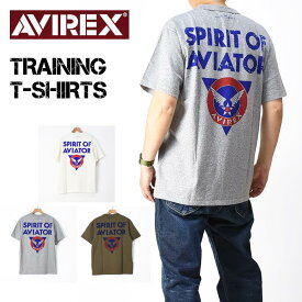 セール！ AVIREX アビレックス 半袖Tシャツ TRAINING T-SHIRTS ミリタリーTシャツ メンズ 7833134100