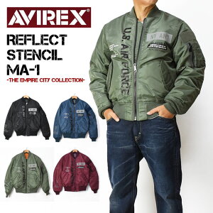 AVIREX ArbNX -THE EMPIRE CITY COLLECTION- REFLECT STENCIL MA-1 tNg XeV MA1 ~^[ tCgWPbg o[Vu Y 7833252045