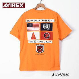 セール！ AVIREX アビレックス 半袖Tシャツ TOP GUN SHEETING PATCH トップガン シーチング パッチ ミリタリーTシャツ メンズ 783-3934012