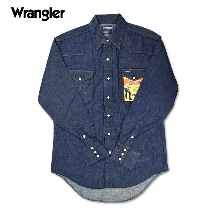 楽天市場】Wrangler ラングラー 127MW デニム ウエスタンシャツ 長袖 