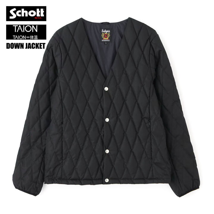 楽天市場】Schott x TAION ショット ダウンジャケット DOWN JACKET 
