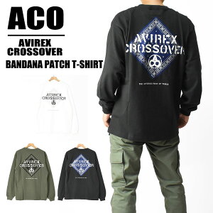 AVIREX ArbNX NXI[o[ o_i pb` TVc ACO CROSSOVER BANDANA PATCH T-SHIRTS ~^[ TVc Y yCY[ o_i 783-4230023