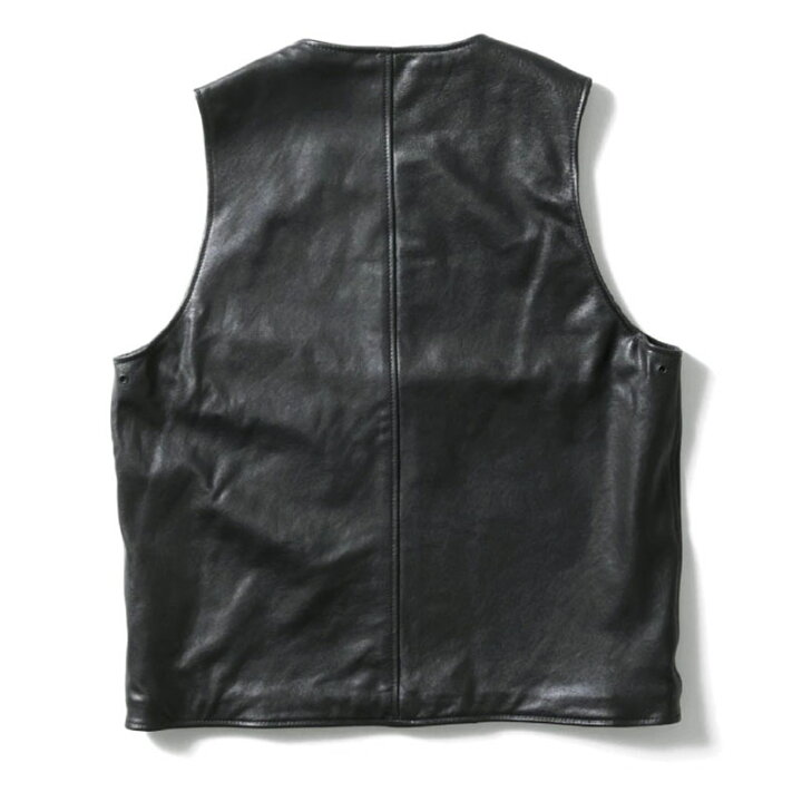 楽天市場】HOUSTON ヒューストン LAMB LEATHER VEST ラムレザー ベスト 
