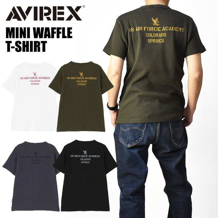 楽天市場】AVIREX アビレックス ミニワッフル 半袖Tシャツ US AIR 