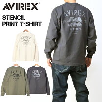 楽天市場】avirex ワッペン ステンシル 長袖tシャツの通販