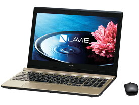 ※期間限定パソコン初期設定無料 ノートパソコン NEC LAVIE Note Standard NS750 PC-NS750BAG 15.6インチ Core i7 5500U 1TB SSHD メモリ8GB Office Windows 8.1 タッチパネル BD-R/BD-RE Webカメラ テンキー クリスタルゴールド 新品