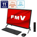 デスクトップパソコン 富士通 FMV ESPRIMO FH77 FMVF77F3B 23.8型 Core i7 1165G7 HDD1TB/SSD256GB メモリ8GB Windows 11 Office 2021搭載 顔認証 TV機能搭載 量販店展示品