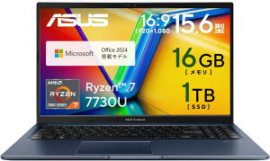 m[gp\R Vi ASUS Vivobook 15 M1502YA M1502YA-R7161BLWS 15.6C Ryzen 7 7730U 16GB SSD 1TB Office 2024 Windows 11 WebJ {L[{[h eL[ obe[쓮 12.9