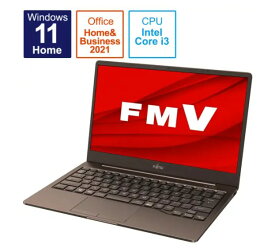 ノートパソコン 富士通 FMV LIFEBOOK CH55/F3 FMVC55F3M 13.3インチ Core i3 1115G4 メモリ8GB SSD256GB Office 2021搭載 Windows11 顔認証 Webカメラ 日本語キーボード 量販店展示品