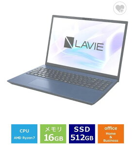 m[gp\R Vi NEC LAVIE N16 N1675/JAL PC-N1675JAL 16C` Ryzen 7 7735U SSD512GB e16GB Office 2024 Windows 11 WebJ DVD±R/±RW {L[{[h eL[