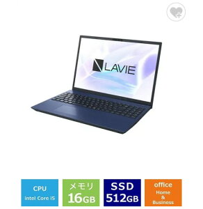 �m�[�g�p�\�R�� �V�i NEC LAVIE N16 N1655/KAL PC-N1655KAL 16�^ Core i5 1335U SSD512GB �������e��16GB Office 2024���� Windows 11 Web�J���� DVD±R/±RW ���{��L�[�{�[�h �e���L�[