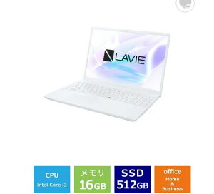 �m�[�g�p�\�R�� �V�i NEC LAVIE N16 N1635/KAW PC-N1635KAW 16�C���` Core i3 1315U SSD512GB �������e��16GB Office 2024���� Windows 11 DVD±R Web�J���� ���{��L�[�{�[�h �e���L�[
