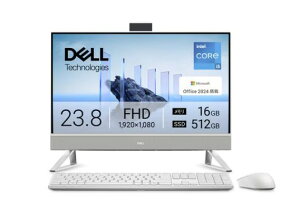 �f�X�N�g�b�v�p�\�R�� �V�i Dell 24 AD47-FNWHB 23.8�C���` Core i5-1334U SSD512GB �������e��16GB Office 2024���� Windows 11 Home �O�t��DVD±RW�h���C�u���� �p�[���z���C�g