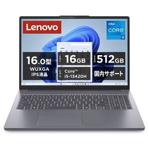 �m�[�g�p�\�R�� �V�i Lenovo IdeaPad Slim 3i Gen 10 83K20018JP 16�C���` Core i5 13420H SSD512GB ������16 GB Office 2024���� Windows 11 Web�J���� ���{��L�[�{�[�h �e���L�[ ���i�O���[