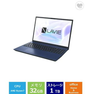 �m�[�g�p�\�R�� �V�i NEC LAVIE N16 N1685/KAL PC-N1685KAL 16�C���` Ryzen 7 7735U SSD�F1TB �������e��32GB Office 2024���� Windows 11 DVD±R/±RW Web�J���� ���{��L�[�{�[�h �e���L�[