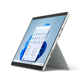 タブレットパソコン 新品 マイクロソフト Surfaceマイクロソフト Surface Pro 8 8PV-00010 13インチ Core i7 1185G7 ストレージ容量256GB メモリ16GB Office Windows 11 バッテリー性能駆動時間16時間プラチナ