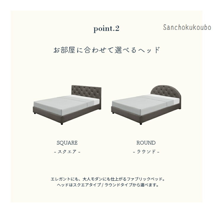 楽天市場】RDRH ベッドフレーム チェスターフィールド デザイン 北欧 S 