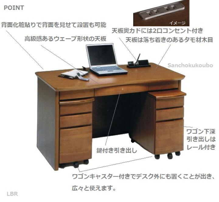 楽天市場】【開梱設置便】 NICE 135幅両袖机 正規ブランド品 社長 