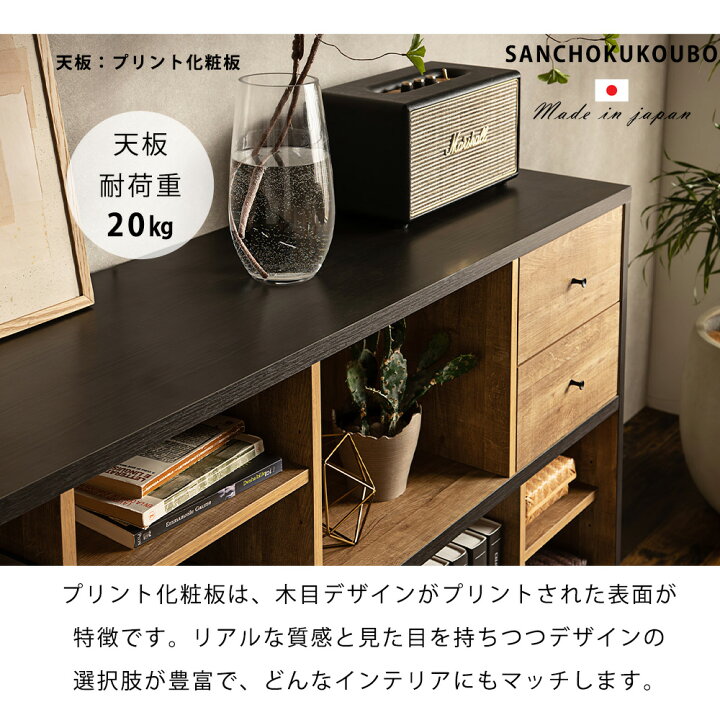 楽天市場】TNSU 180ローシェルフ オープンシェルフ ローシェルフ 