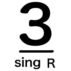 3sing R