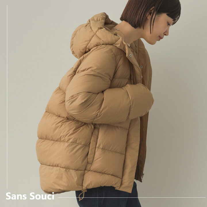 楽天市場】【Sans Souci 34+】ドロスト付コクーンシルエットダウン 