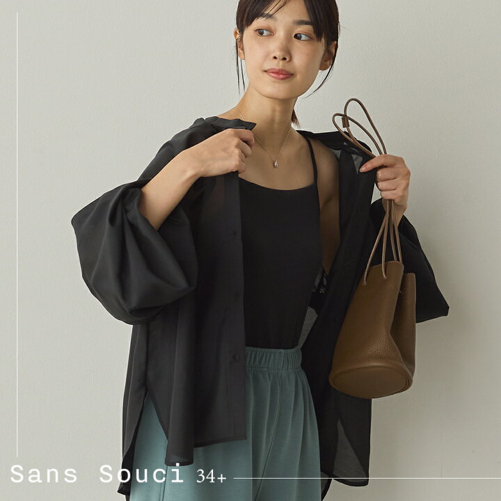 楽天市場】【サンスーシーD】【Sans Souci 34+】シアーボリューム袖 