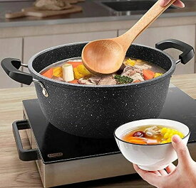 両手鍋 煮物 シチューポット 蒸し鍋 マーブル?プレミアム 22cm 26cm 30cm 大容量 焦げ付きにくい オール熱源対応 ガラス蓋付