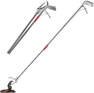 �w�r�ߊl�_ �܂��� �X�l�[�N�L���b�`���[ �֕ߊl�_ �Œ� 150cm �X�e�����X�� ���y�� ���S �g���₷�� ���b�N�@�\ ঒��� �w�r �֕߂܂��铹�� �}�W�b�N�n���h �S�~�E��