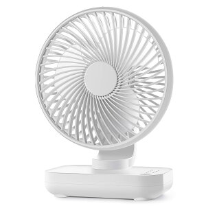 卓上扇風機 静音 USB扇風機 TYPE-C 扇風機 小型 デスク扇風機 4000mAhバッテリー内蔵 12時間連続使用 4段階風量 USB充電式 軽量 省エネ 部屋 外出 車 オフィス 熱中症対策