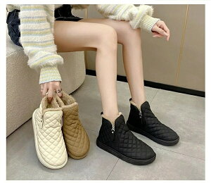 スノーブーツ防寒ブーツ ルームシューズ 冬靴 防寒保温 ショートブーツ カジュアルブーツ アウトドア靴 短靴 滑り止め 秋冬滑り止めの布靴女性冬のスノーブーツ婦人綿入れ靴婦人冬百合厚