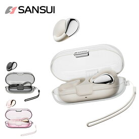 SANSUI｜イヤーカフ式｜オープンイヤー型｜ワイヤレスイヤフォン｜Model:W21｜Bluetooth 5.4｜ENC ノイズキャンセリング｜自動ペアリング｜IPX4防水｜マイク内蔵｜超長時間連続再生｜Type-C急速充電｜AAC/SBCコーデック｜小型軽量